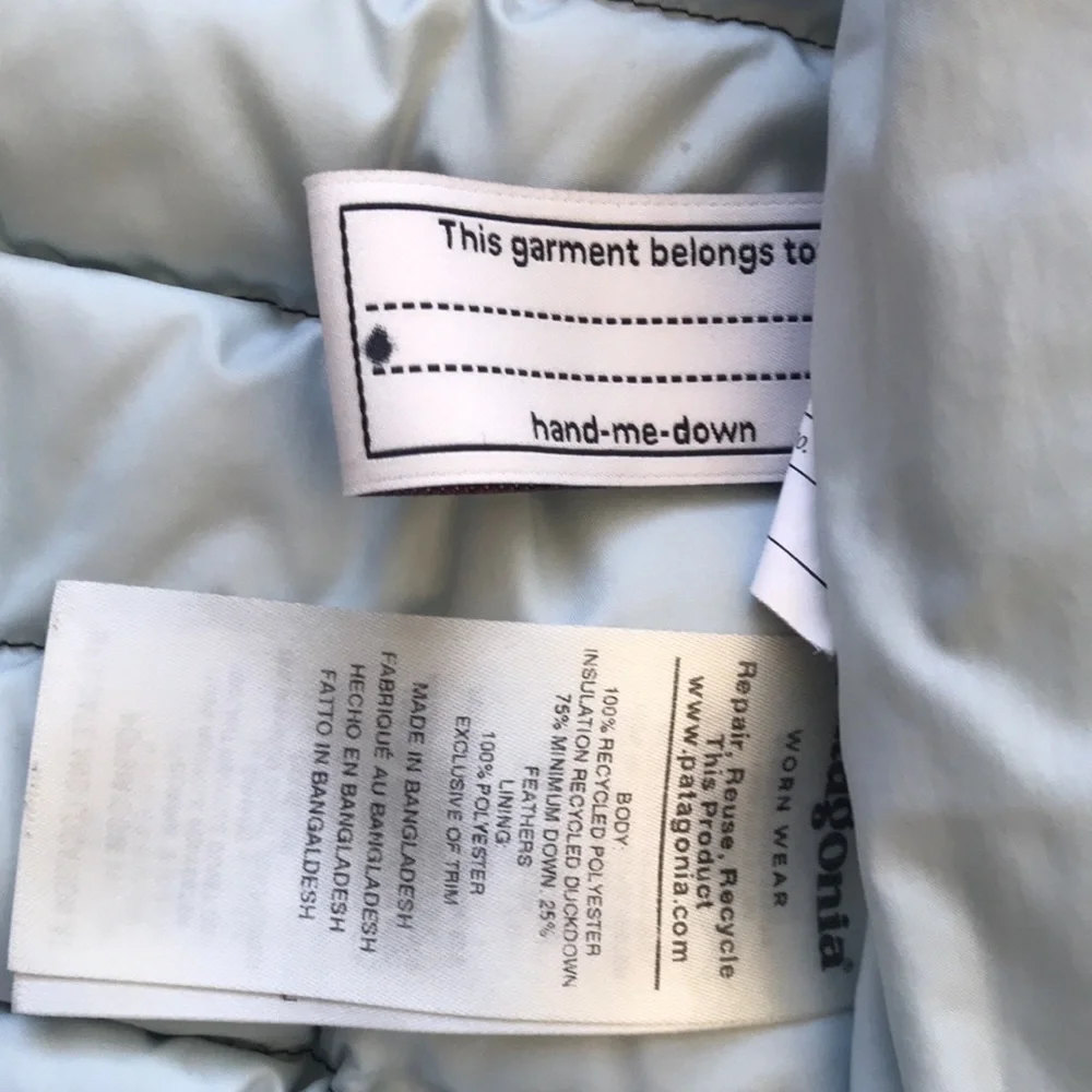 Patagonia Puffer Jacket (size 12-18m)